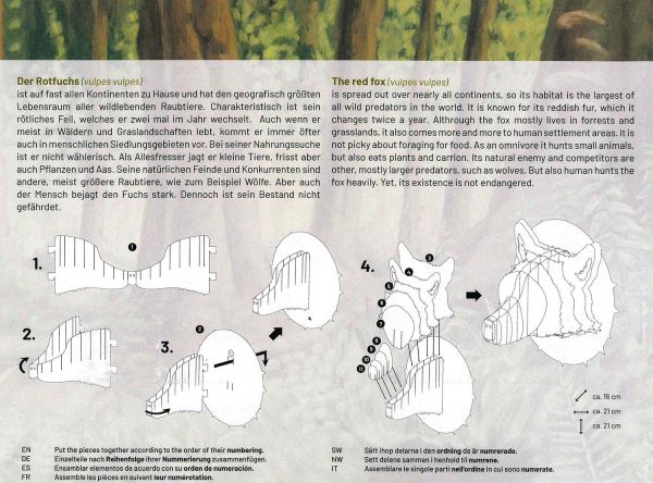 3D Tierkopf Fuchs Mode – Bild 3