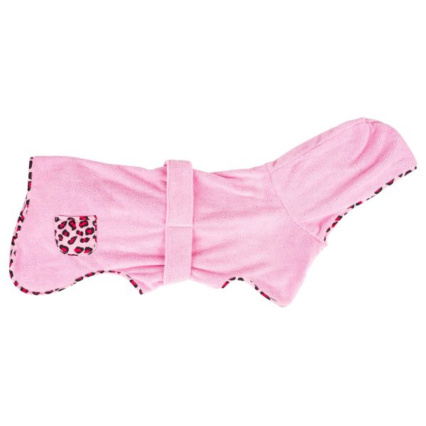 Dog  Bathrobe - ORIGINAL Leopard Pink Schn?ppchen – Bild 3