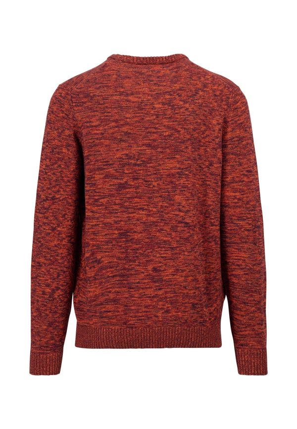 Mouliné Stickpullover aus Baumwolle Verkauf – Bild 2