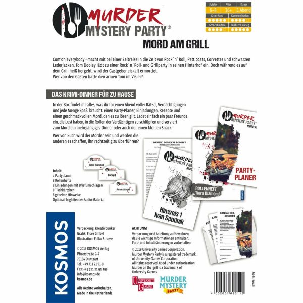 KOSMOS | Murder Mystery Party - Mord am Grill Jetzt online – Bild 2