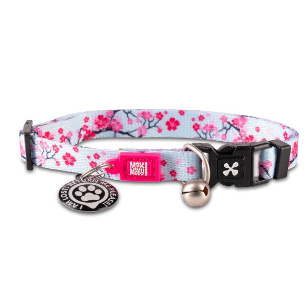 Smart ID Cat Collar - Cherry Bloom Zu verkaufen