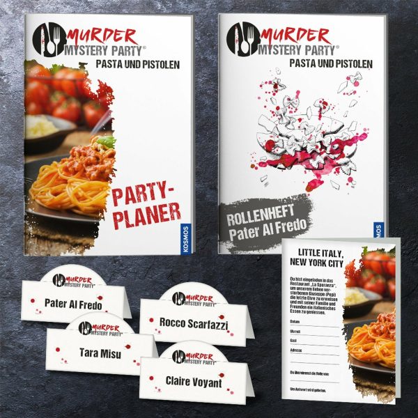 KOSMOS | Murder Mystery Party - Pasta und Pistolen Online – Bild 3