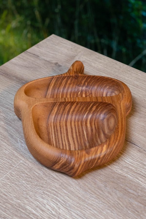 Handgefertigte Holzschale aus Esche Im Angebot – Bild 5