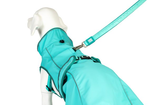 Raincoat for dogs - MATRIX 2.0 TURQUOISE Zu verkaufen – Bild 4