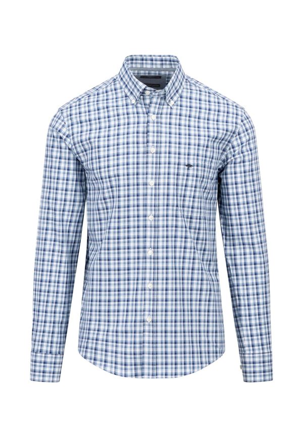 Kariertes Hemd mit Button-Down-Kragen Mode – Bild 5
