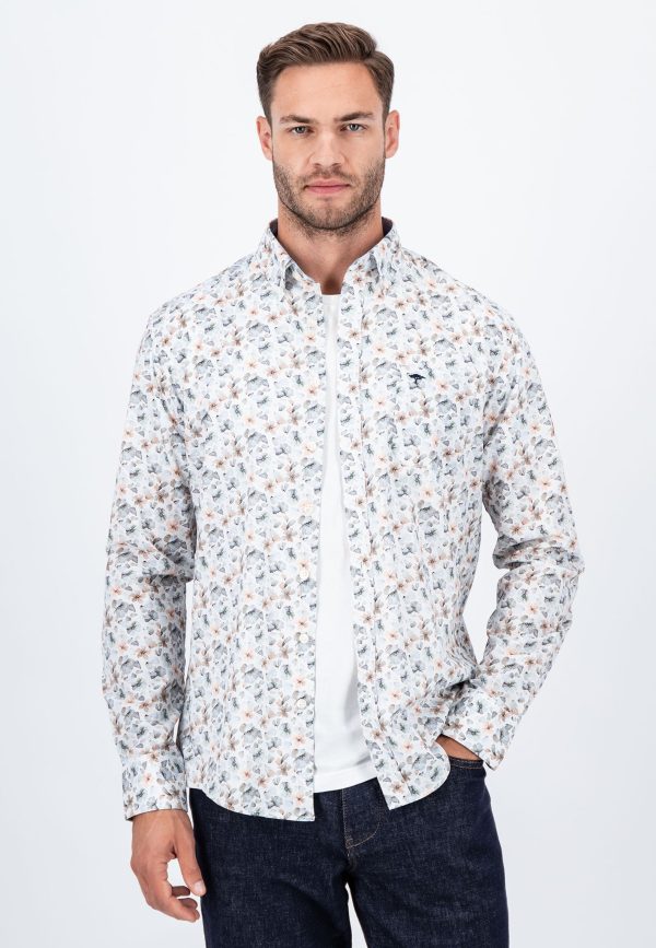 Hemd aus Baumwolle mit Blumen-Print Im Angebot