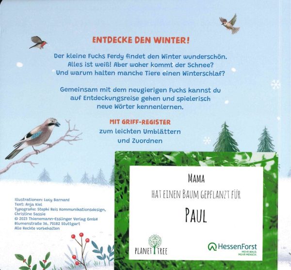 Ferdy, der kleine Fuchs: Im Winter | Pappebuch mit Griff-Register Jetzt online – Bild 4