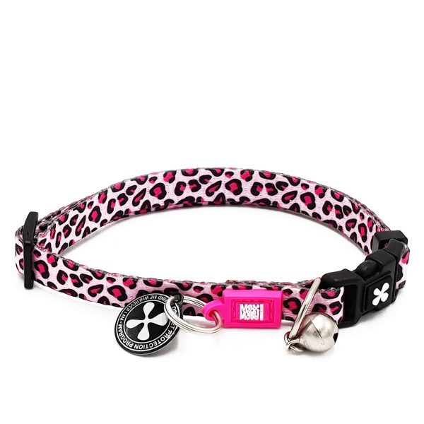 Smart ID Cat Collar - Leopard Pink Rabatt