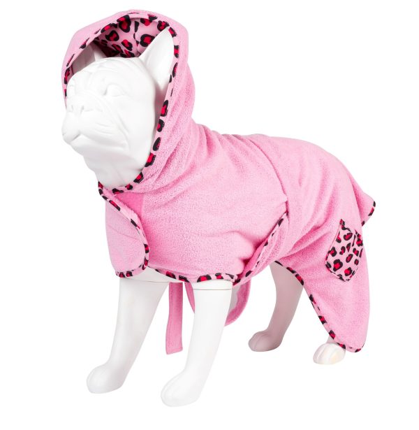 Dog  Bathrobe - ORIGINAL Leopard Pink Schn?ppchen