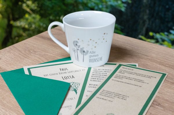 Tasse aus Porzellan  Alle guten Wünsche  Rabatt – Bild 4