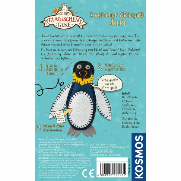 KOSMOS | Die Schule der magischen Tiere - Magischer Nähspaß: Juri Zu verkaufen – Bild 2