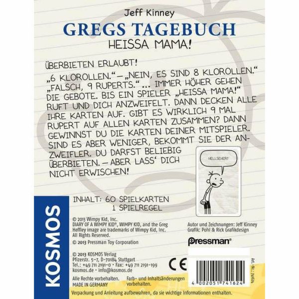 KOSMOS | Kartenspiel Gregs Tagebuch - Heissa Mama! Online-Schn?ppchen – Bild 2