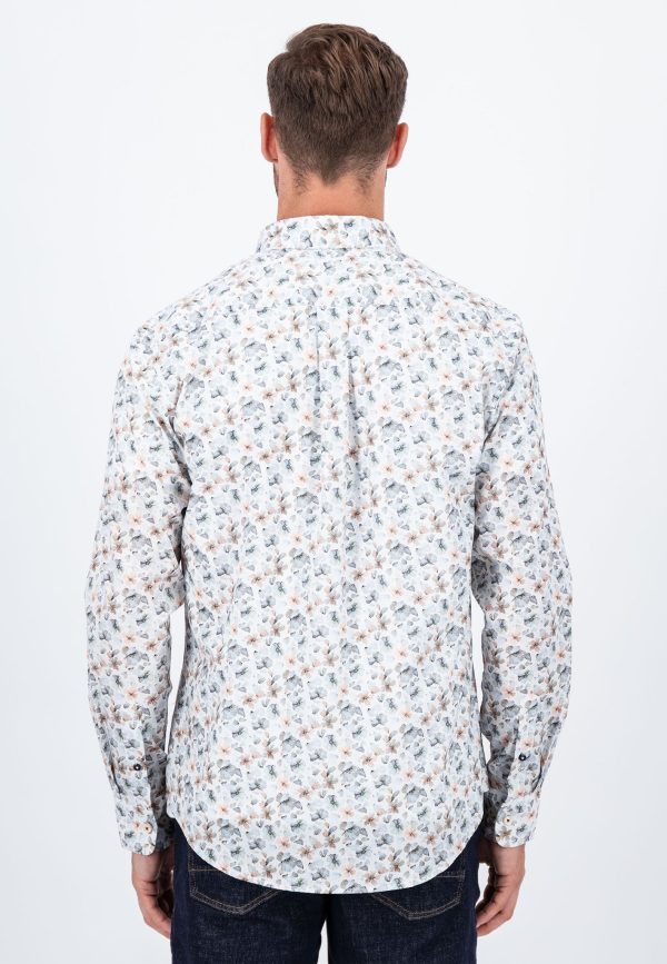 Hemd aus Baumwolle mit Blumen-Print Im Angebot – Bild 3