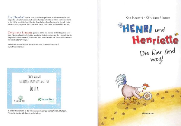 Henri und Henriette - Die Eier sind weg! Im Angebot – Bild 2