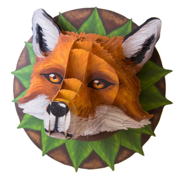 3D Tierkopf Fuchs Mode