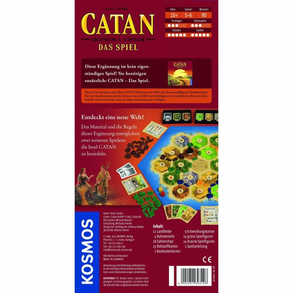 KOSMOS | Catan - Ergänzungsset 5-6 Spieler Rabatt – Bild 2
