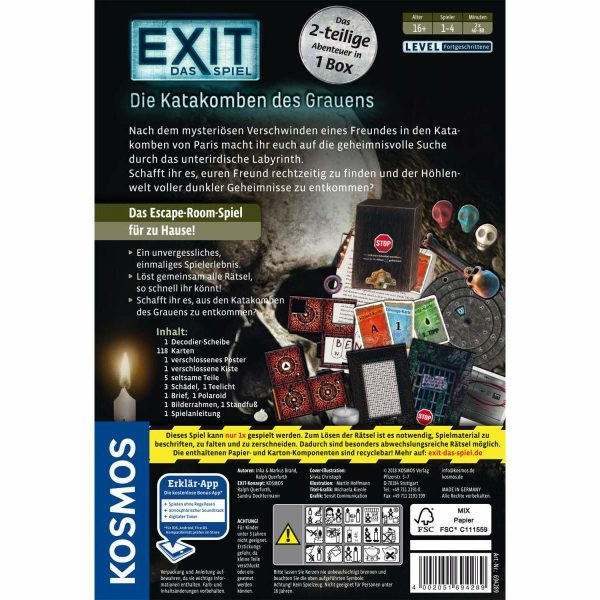 KOSMOS | EXIT® - Das Spiel: Die Katakomben des Grauens (F) Rabatt – Bild 2