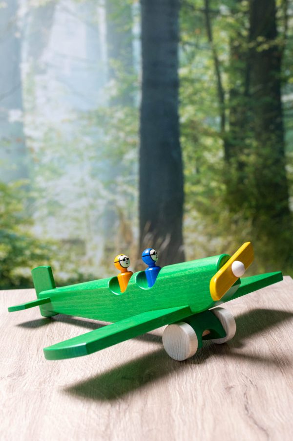 Flugzeug aus Holz Schn?ppchen