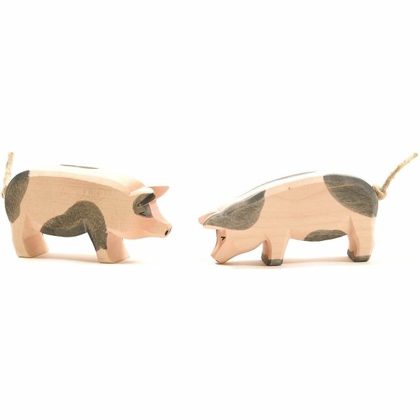 Ostheimer | Schwein gefleckt Kopf tief Zu verkaufen