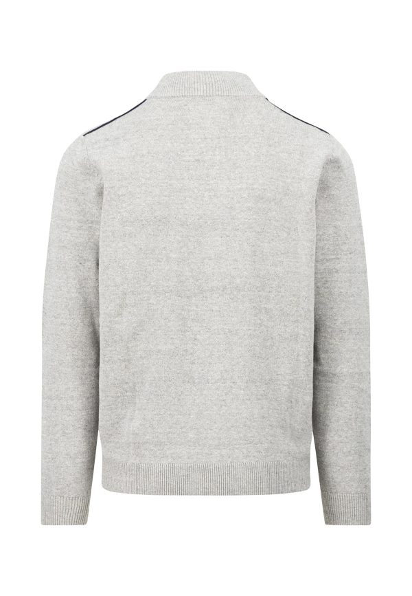 Strickjacke aus Baumwolle mit Druckknöpfen Online-Verkauf – Bild 4