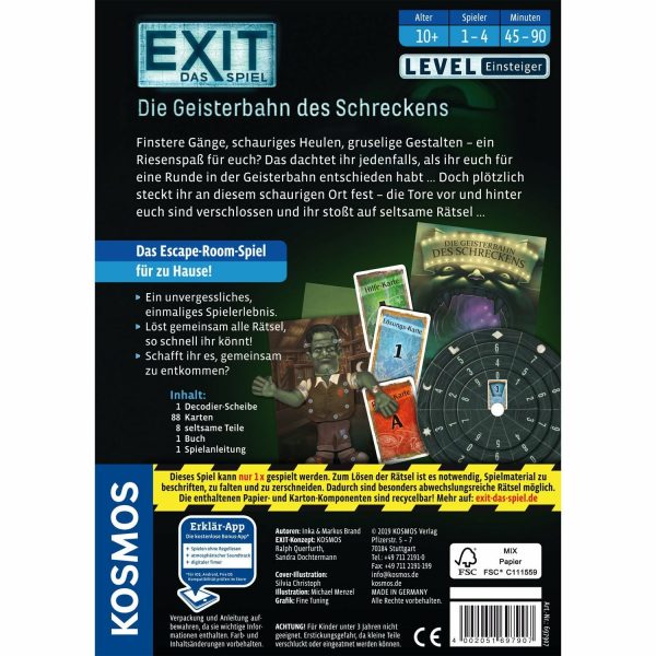 KOSMOS | EXIT® - Das Spiel: Die Geisterbahn des Schreckens (E) Mode – Bild 2