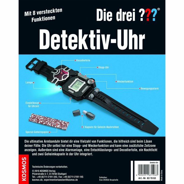 KOSMOS | Die drei ??? Detektiv-Uhr Jetzt online – Bild 2