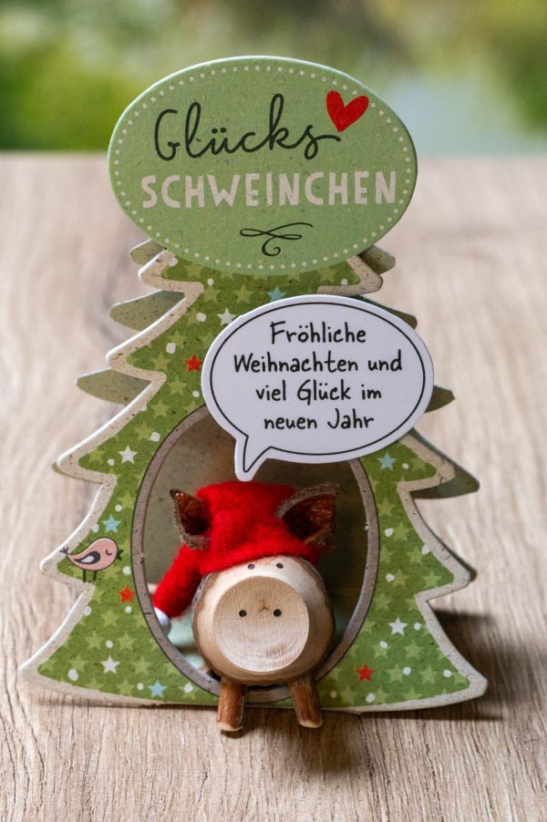 Glücksschweinchen  Frohe Weihnachten  Online
