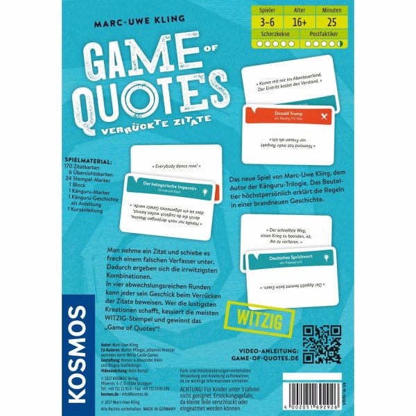 KOSMOS | Game of Quotes Schn?ppchen – Bild 2