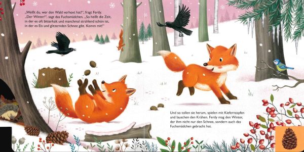 Ferdy, der kleine Fuchs: Im Winter | Pappebuch mit Griff-Register Jetzt online – Bild 2