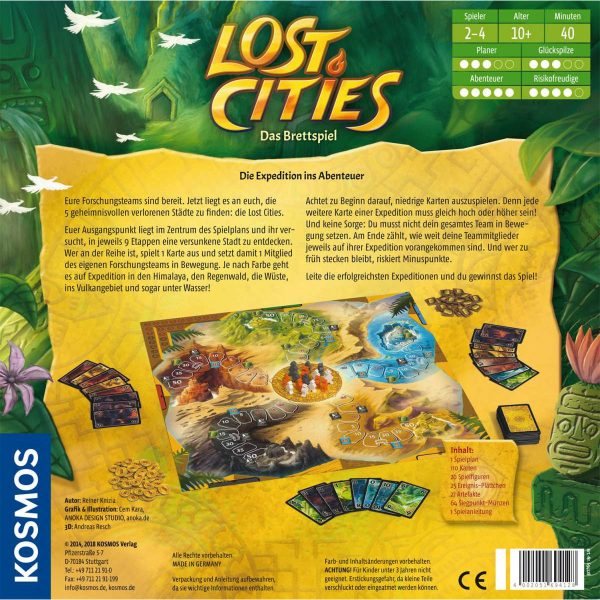 KOSMOS | Lost Cities - Das Brettspiel Online-Schn?ppchen – Bild 2