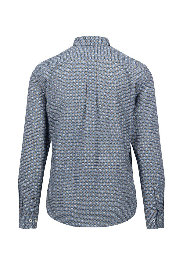Hemd aus Baumwolle mit grafischem Allover-Print und Button-down-Kragen Online-Schn?ppchen – Bild 2