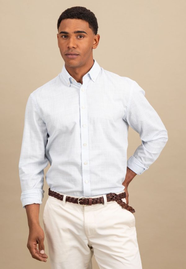 Hemd aus Baumwolle mit Button-Down-Kragen Jetzt online