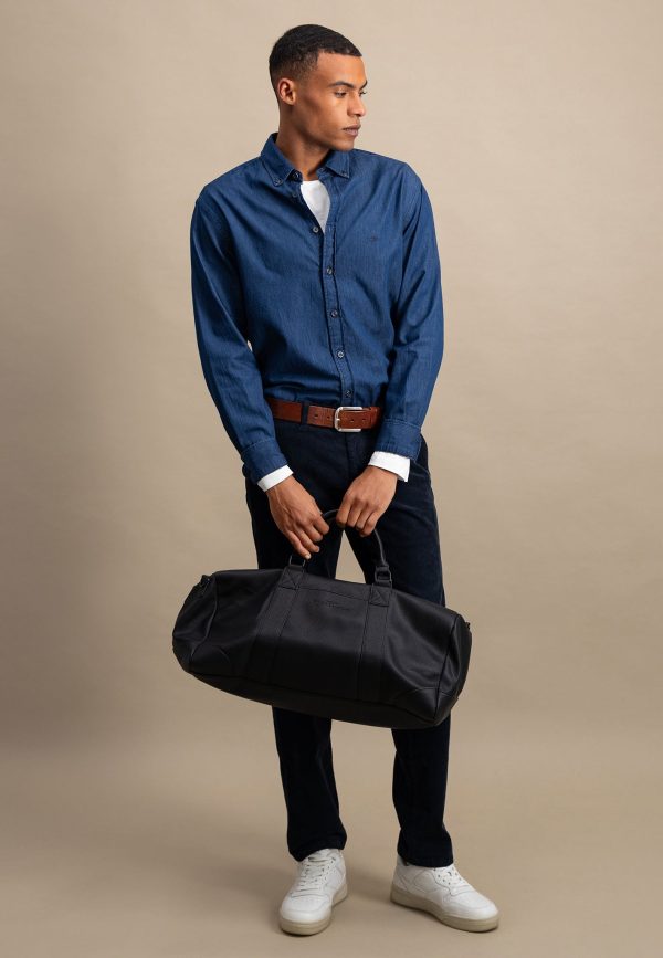 Jeanshemd mit Button-Down-Kragen Schn?ppchen – Bild 2