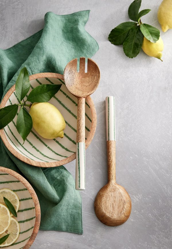 CUTLERY Mangoholz-Salatbesteck Angebot