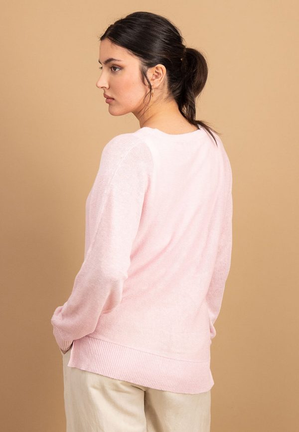Strickpullover aus 100% Leinen Online – Bild 3