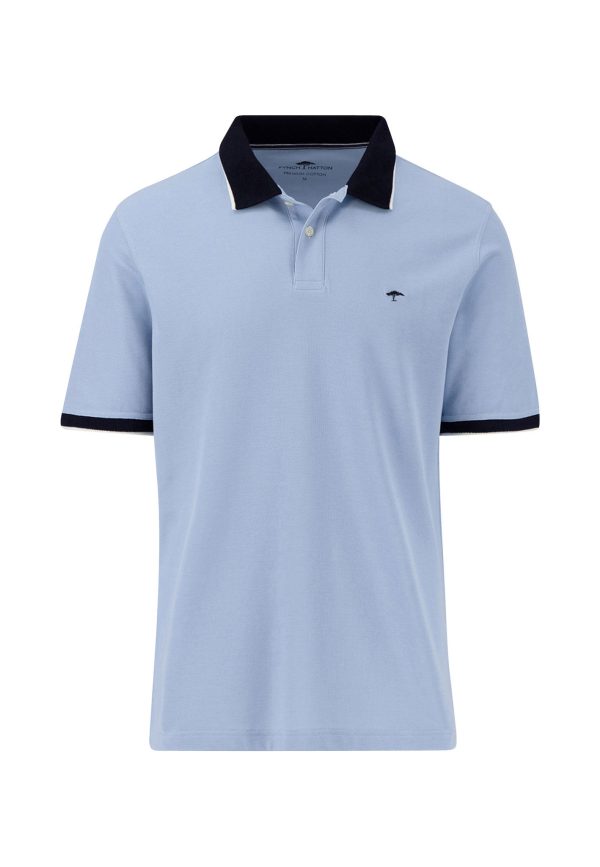 Poloshirt aus Baumwolle mit farbig abgesetztem Kragen Rabatt – Bild 3