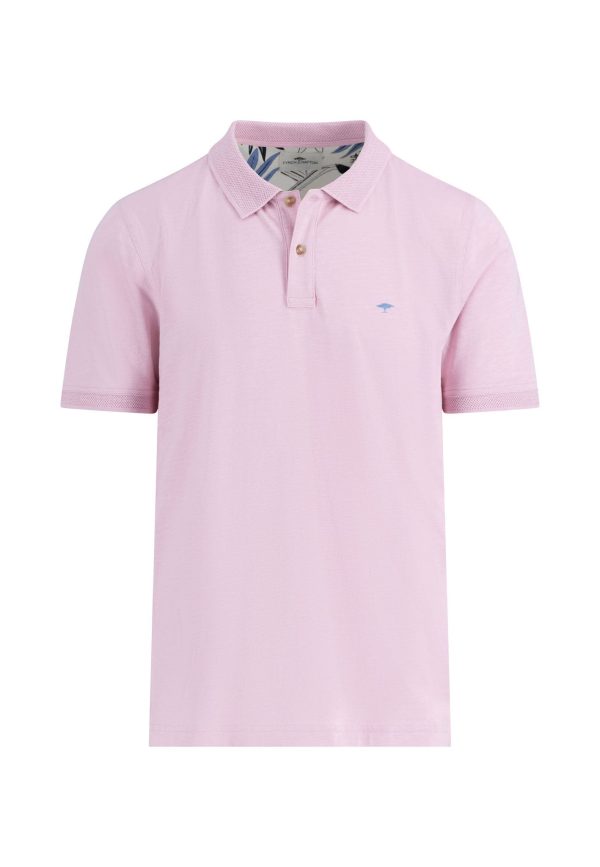 Poloshirt aus Baumwolle mit farbigem Logo Detail Rabatt – Bild 3