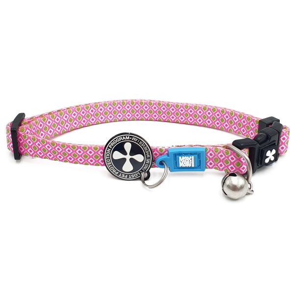 Smart ID Cat Collar - Retro Pink Online-Verkauf