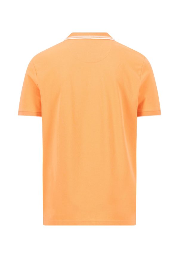 Poloshirt aus Baumwolle mit Logo Detail Verkauf – Bild 4