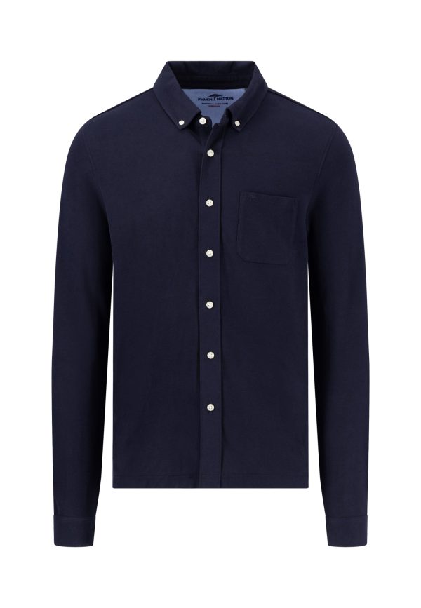 Piqué-Hemd mit Button-Down-Kragen Online-Schn?ppchen – Bild 5