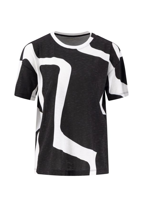 T-Shirt aus Baumwolle mit Alloverprint Schn?ppchen – Bild 5