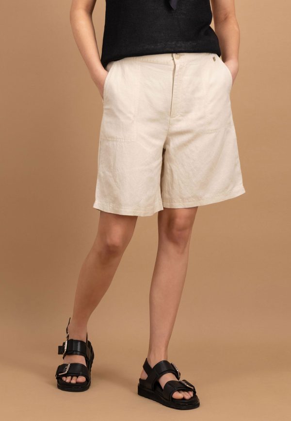 Shorts aus Leinen-Mix mit Taschen Rabatt – Bild 3