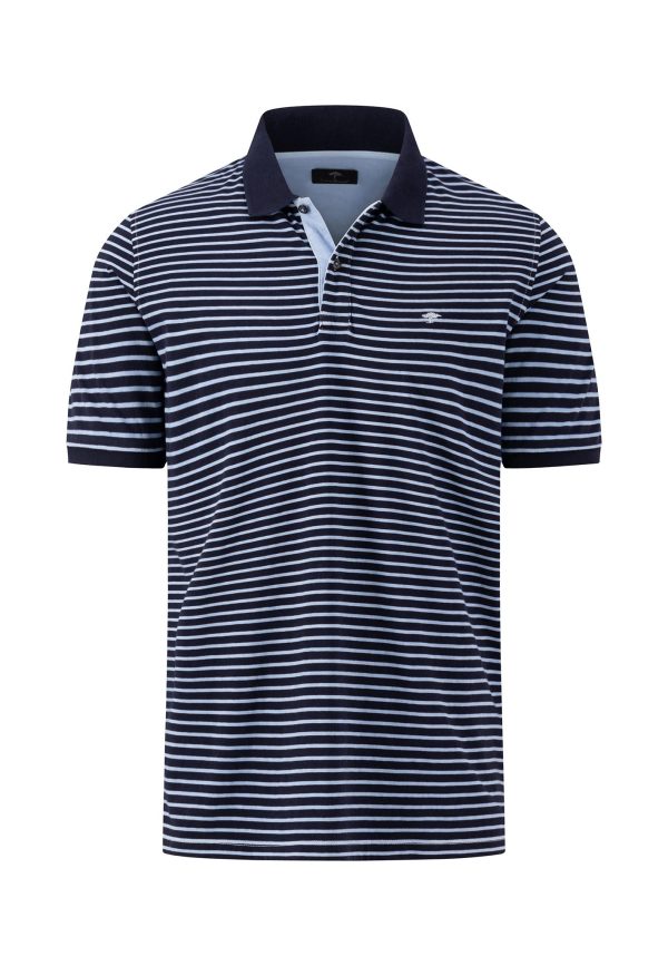 Gestreiftes Jersey-Poloshirt Rabatt