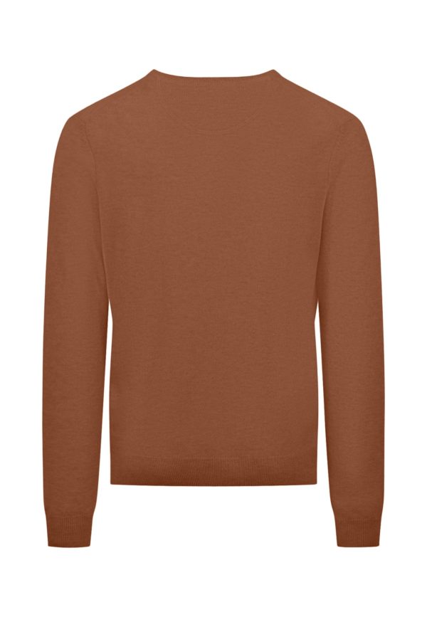 Pullover aus Woll-Mix mit V-Ausschnitt Rabatt – Bild 4