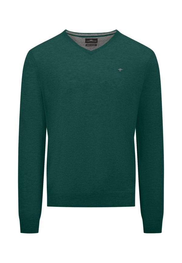 Pullover aus Woll-Mix mit V-Ausschnitt Rabatt – Bild 5