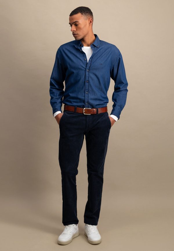 Jeanshemd mit Button-Down-Kragen Schn?ppchen – Bild 4