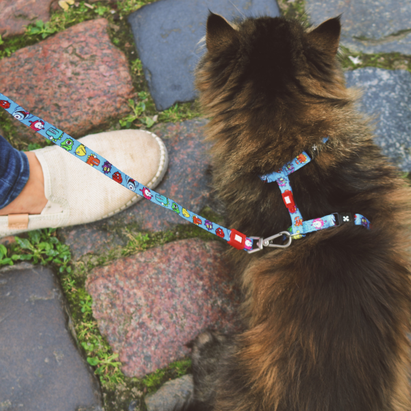 Cat Harness Leash Set - Little Monsters Rabatt – Bild 4