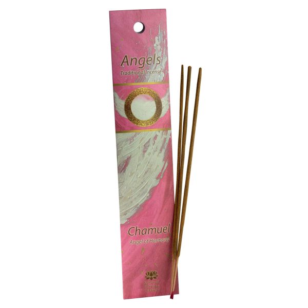 Angels, Engel Chamuel Räucherstäbchen, 10 Sticks, 20cm, Brenndauer 40min Schn?ppchen