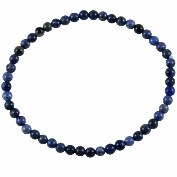 Dumortierit Kugeln Armband (Ø 4 mm) Online