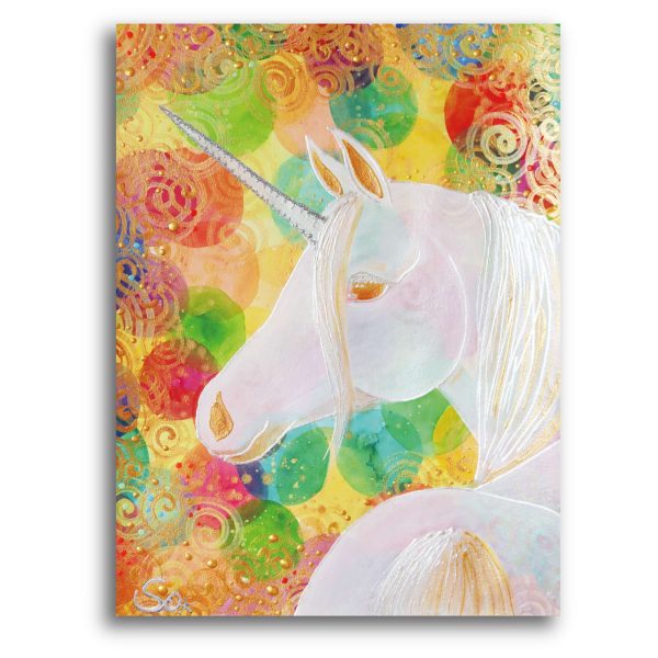 Einhornbild: Regenbogen-Einhorn Zu verkaufen